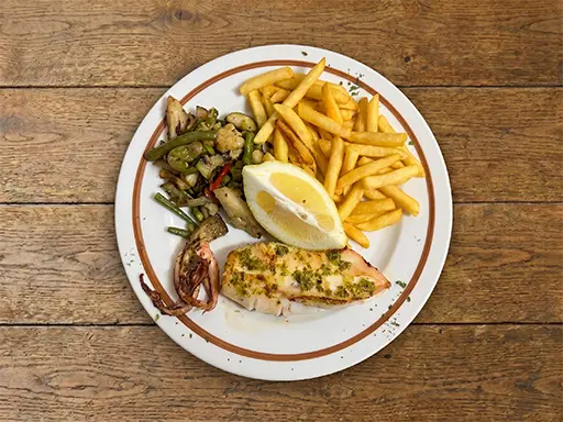 Grilled Squid & Fish